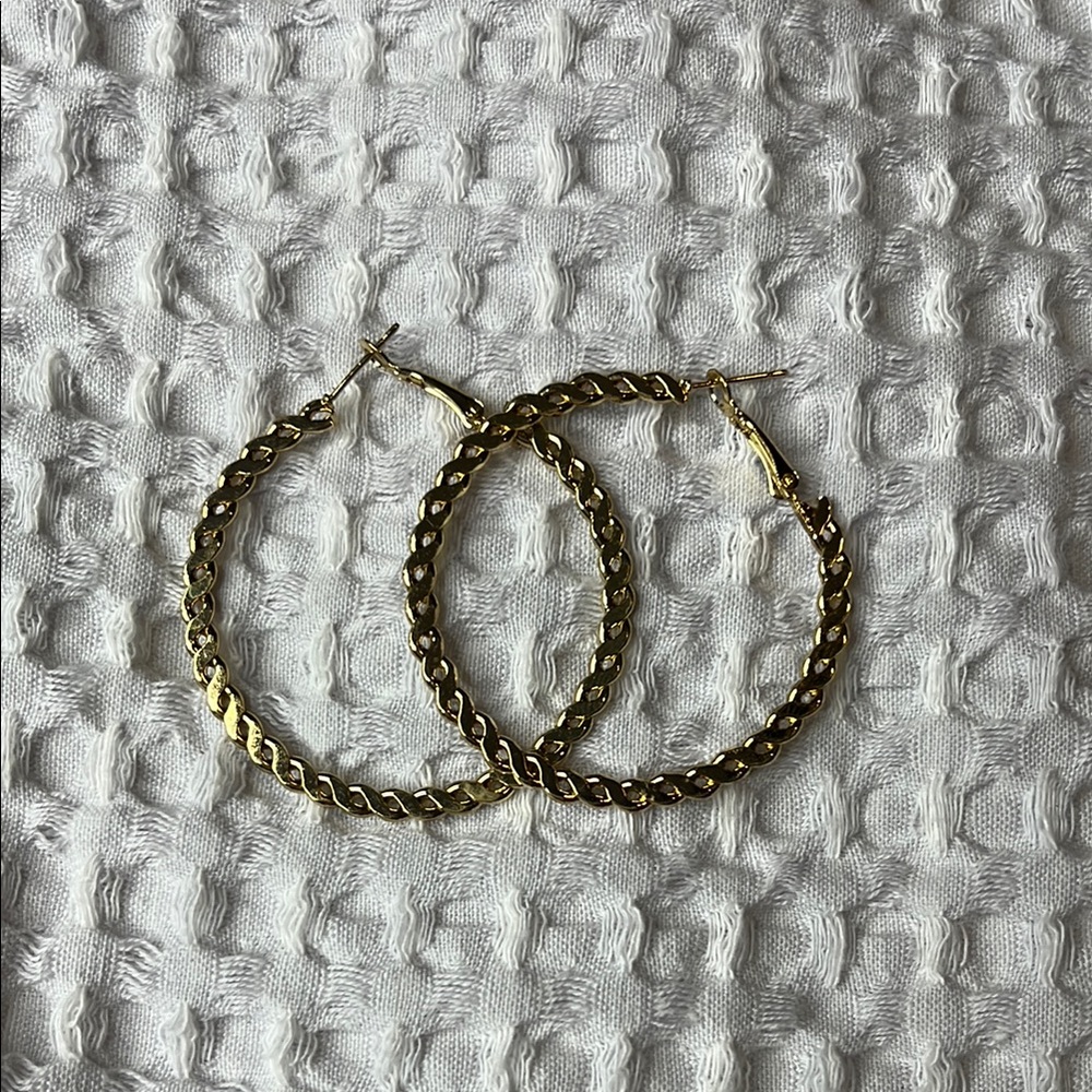 Gold Hoop Earrings